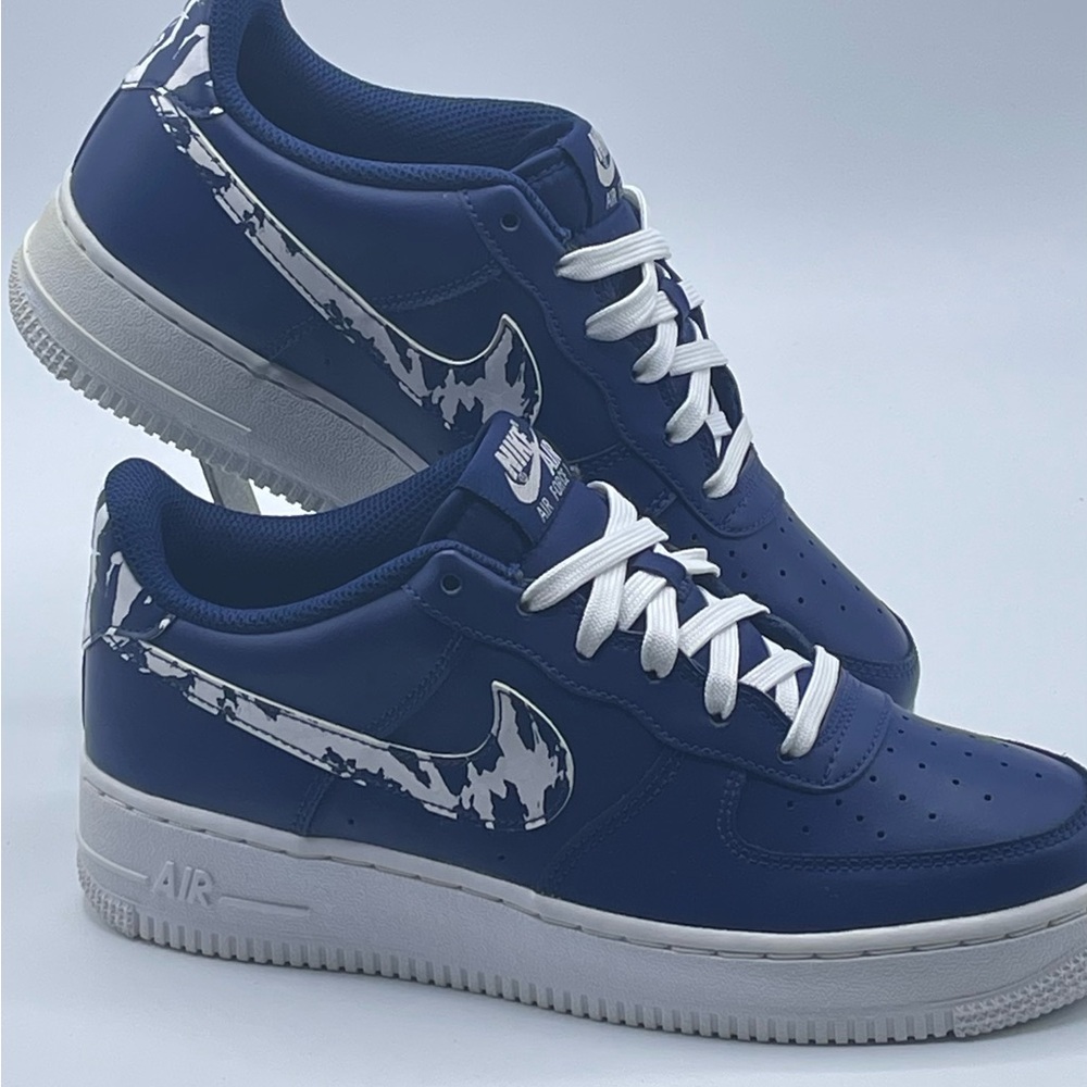 Nike Kids Air Force 1 Blue Void
